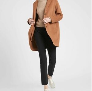 Petite Ryan Slim Straight-Fit Washable Italian Wool Pant